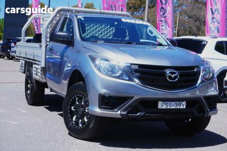Silver 2020 Mazda BT-50 Cab Chassis Xt (4X4)