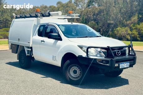 White 2017 Mazda BT-50 Freestyle Cab Chassis Xt (4X4)