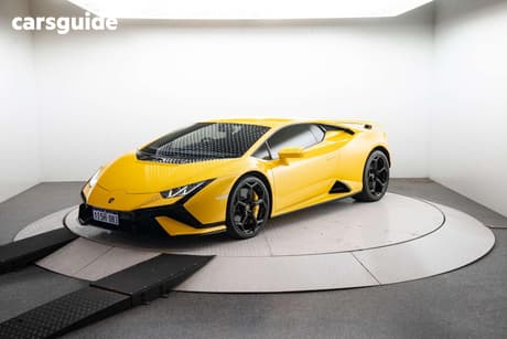 Yellow 2024 Lamborghini Huracan Coupe Evo Rwd