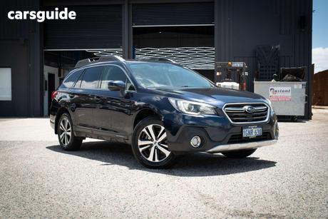 Blue 2018 Subaru Outback Wagon 2.5I