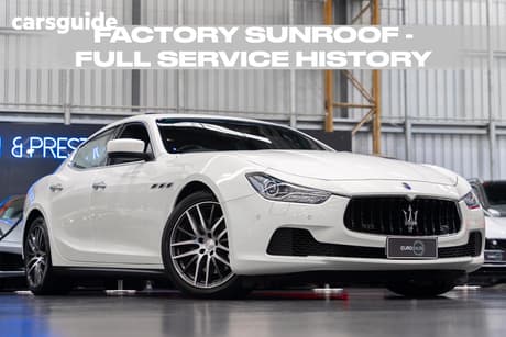 White 2014 Maserati Ghibli Sedan D