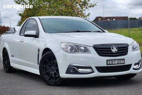 White 2014 Holden UTE Utility Ss