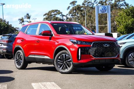 Red 2025 Chery Tiggo 4 Wagon Urban