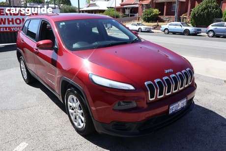 Red 2014 Jeep Cherokee Wagon Sport (4X2)