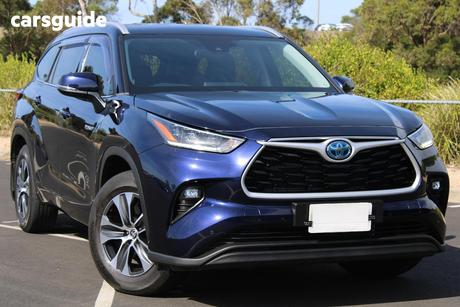 Blue 2022 Toyota Kluger Wagon Gxl Hybrid Awd