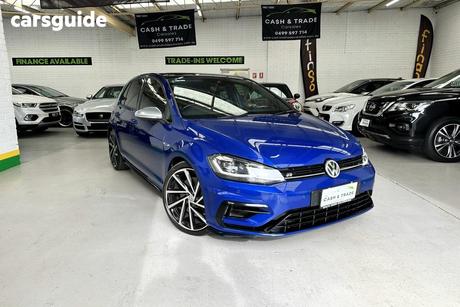 Blue 2017 Volkswagen Golf Hatchback R