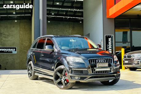 Black 2012 Audi Q7 Wagon 3.0 Tdi Quattro