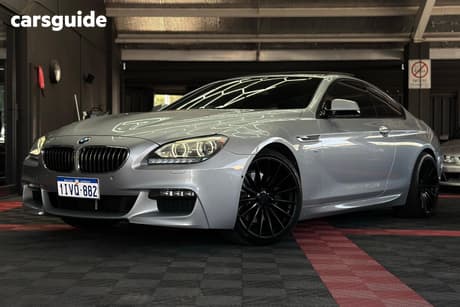 Silver 2015 BMW 640I Coupe