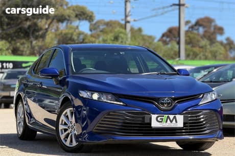 Blue 2018 Toyota Camry Sedan Ascent
