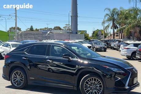 Black 2019 Lexus RX450H Wagon F Sport Hybrid
