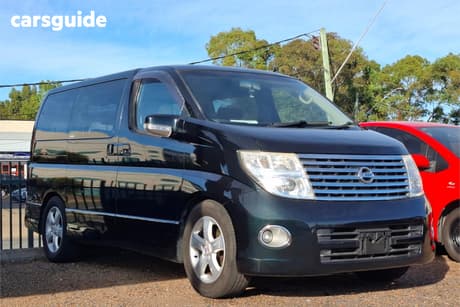 Black 2007 Nissan Elgrand SUV HIGHWAYSTAR