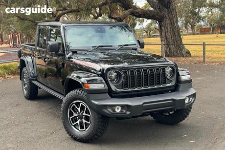 Black 2025 Jeep Gladiator Dual Cab Utility Rubicon (4X4)