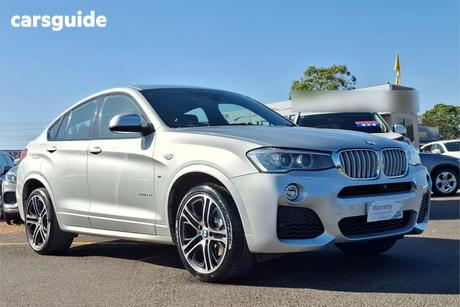 Silver 2017 BMW X4 Coupe Xdrive 35D