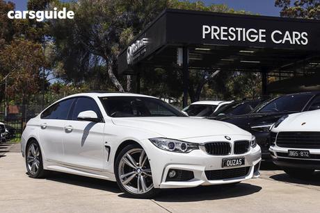 White 2016 BMW 430I Coupe Gran Coupe M Sport