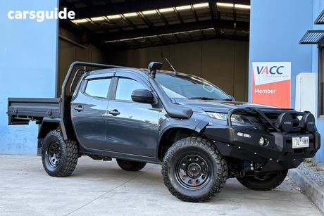 Grey 2021 Mitsubishi Triton Double Cab Chassis Glx (4X4)