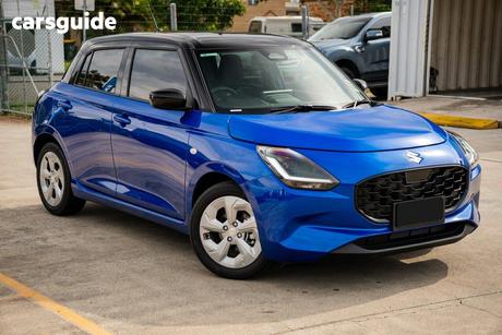 Black 2025 Suzuki Swift Hatchback Hybrid Plus