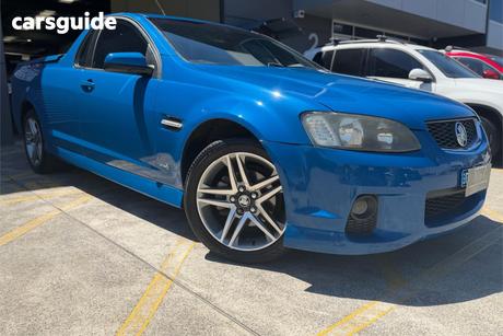 Blue 2012 Holden Commodore Utility Sv6