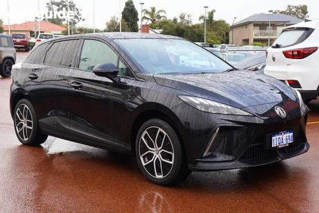 Black 2024 MG MG4 Hatchback Essence Long Range 77 180Kw