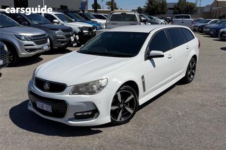 White 2016 Holden Commodore Sportswagon Sv6