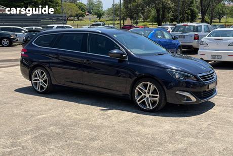 Blue 2015 Peugeot 308 Wagon Touring Allure Blue Hdi