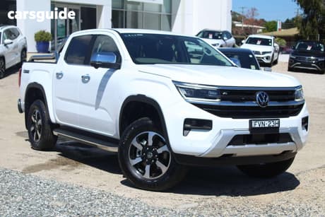White 2025 Volkswagen Amarok Dual Cab Utility Style Tdi600 4Motion