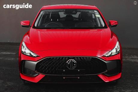 Red 2025 MG MG5 Sedan Essence