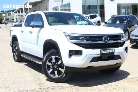 White 2025 Volkswagen Amarok Dual Cab Utility Style Tdi600 4Motion