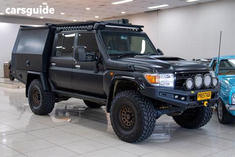 Beige 2022 Toyota Landcruiser Double Cab Chassis Gxl