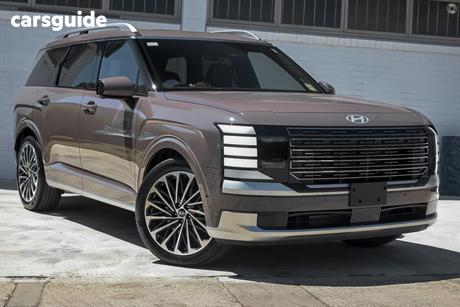 Brown 2025 Hyundai Palisade Wagon Calligraphy (8 Seat) Hev