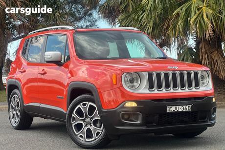 Orange 2016 Jeep Renegade Wagon Limited