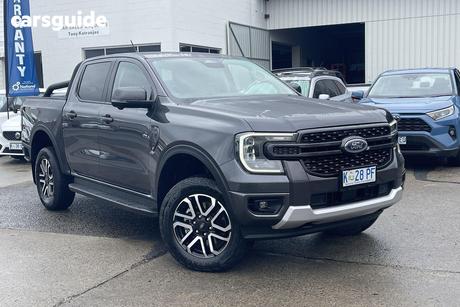 Grey 2022 Ford Ranger Double Cab Chassis Xlt 3.0 (4X4)