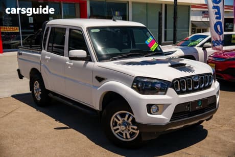 White 2022 Mahindra PIK-UP Dual Cab Utility S11 4X4