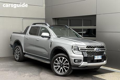 Silver 2023 Ford Ranger Double Cab Pick Up Platinum 3.0 (4X4)