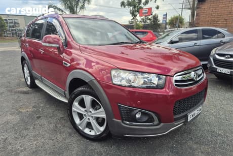 Red 2015 Holden Captiva Wagon 7 Ltz (4X4)