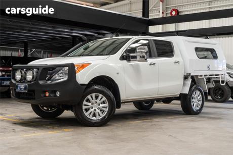 White 2012 Mazda BT-50 Dual Cab Utility Xtr (4X4)