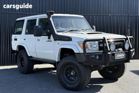 White 2012 Toyota Landcruiser Wagon Workmate (4X4)