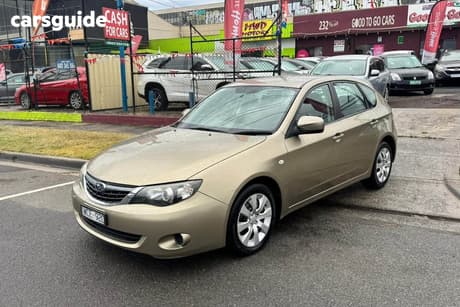 Gold 2007 Subaru Impreza Hatchback R (Awd)