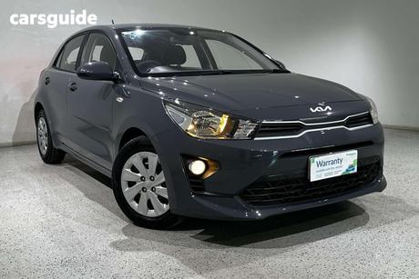 Grey 2023 Kia RIO Hatchback S