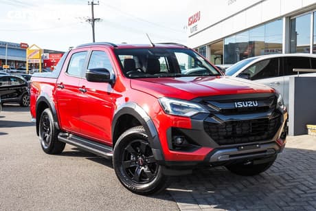 Orange 2025 Isuzu D-MAX Crew Cab Utility X-Terrain (4X4)