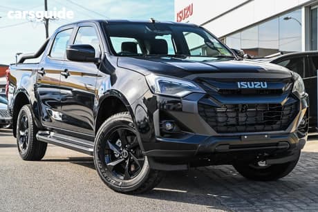 Black 2025 Isuzu D-MAX Crew Cab Utility X-Rider (4X4)