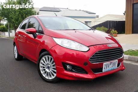 Red 2017 Ford Fiesta Hatchback Sport