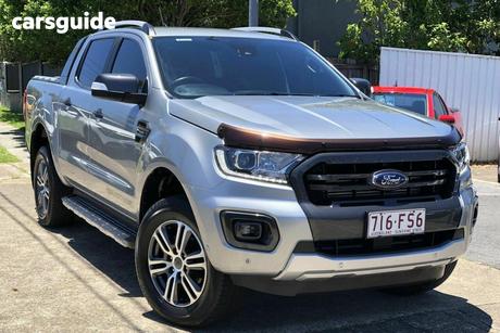 Silver 2021 Ford Ranger Double Cab Pick Up Wildtrak 2.0 (4X4)