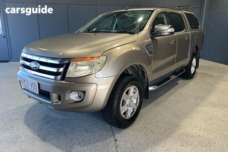 Gold 2014 Ford Ranger Dual Cab Utility Xlt 3.2 (4X4)