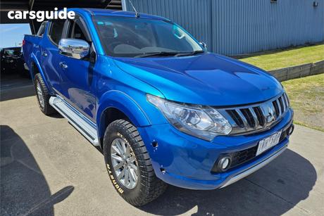 Blue 2018 Mitsubishi Triton Dual Cab Utility Gls (4X4)