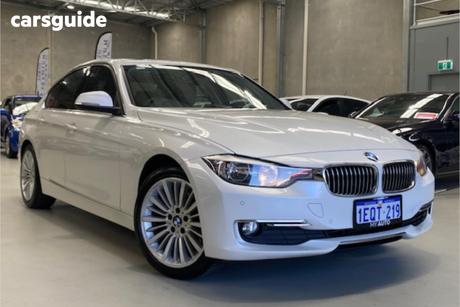 White 2014 BMW 320D Sedan Luxury Line