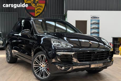 Black 2016 Porsche Cayenne Wagon Diesel Platinum Edition