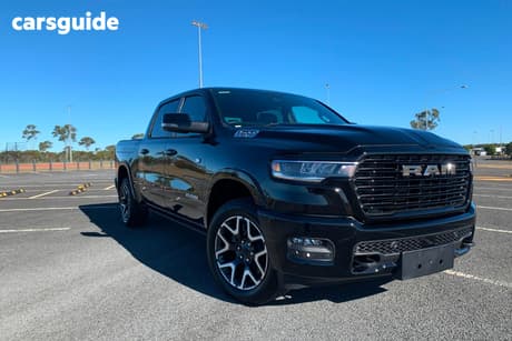 Black 2025 RAM 1500 Crew Cab Utility Rebel Hurricane
