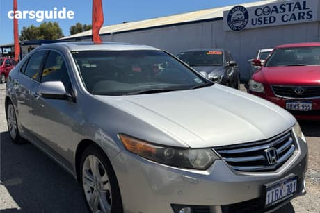 Silver 2009 Honda Accord Euro Sedan Luxury Navi