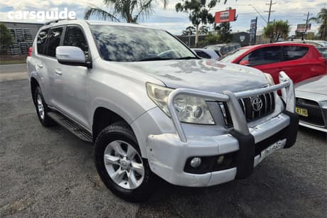 Silver 2011 Toyota Landcruiser Prado Wagon Gxl (4X4)
