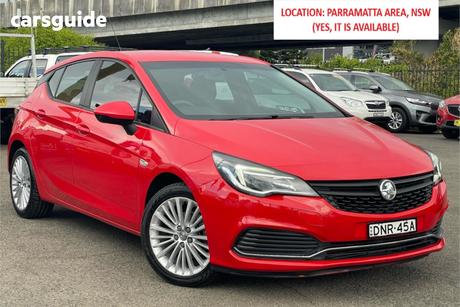 Red 2017 Holden Astra Hatchback R